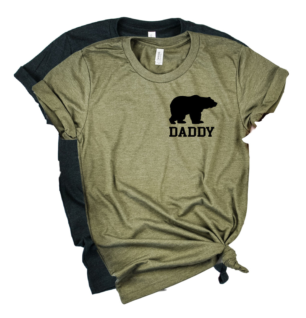 Daddy Bear Pocket Shirt | Mens Shirt | Dad Shirt | Husband Shirt freeshipping - BirchBearCo