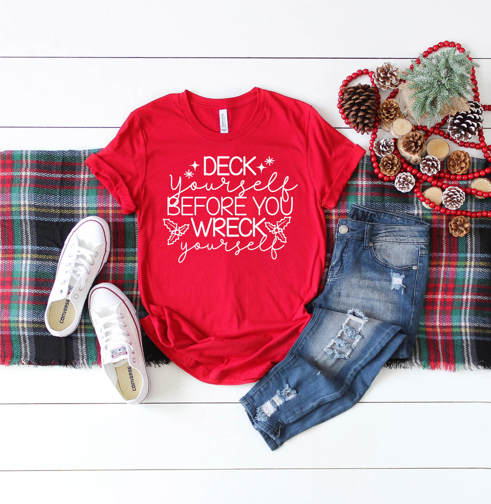 Deck Yourself Christmas Shirt | Unisex Crew freeshipping - BirchBearCo