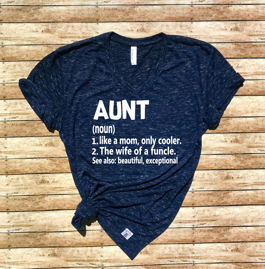 Aunt Like A Mom Only Cooler Shirt freeshipping - BirchBearCo