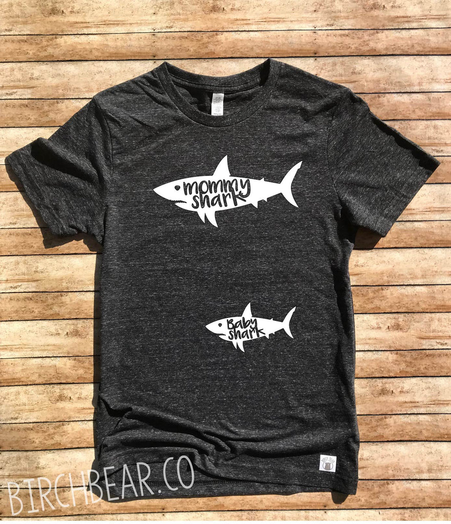 Mama Shark Baby Shark Shirt freeshipping - BirchBearCo