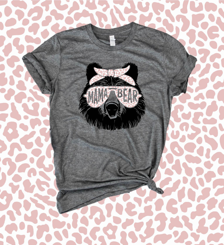 Mama Bear Leopard | Unisex Shirt freeshipping - BirchBearCo