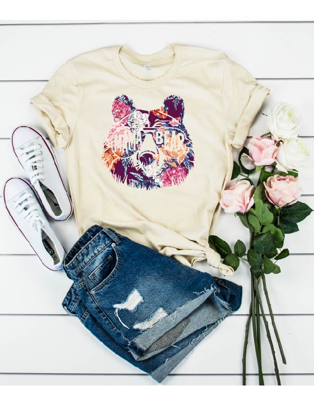 Mama Bear Floral Spring Shirt | Unisex Crew freeshipping - BirchBearCo