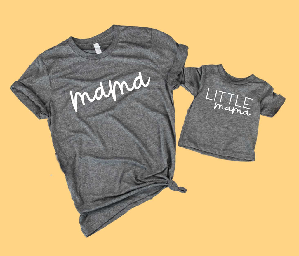 Mommy and Me Shirts | Mama Little Mama Shirts freeshipping - BirchBearCo