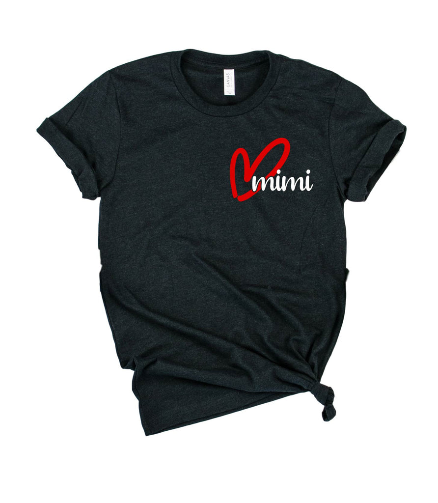 Mimi Heart Shirt | Unisex Crew freeshipping - BirchBearCo