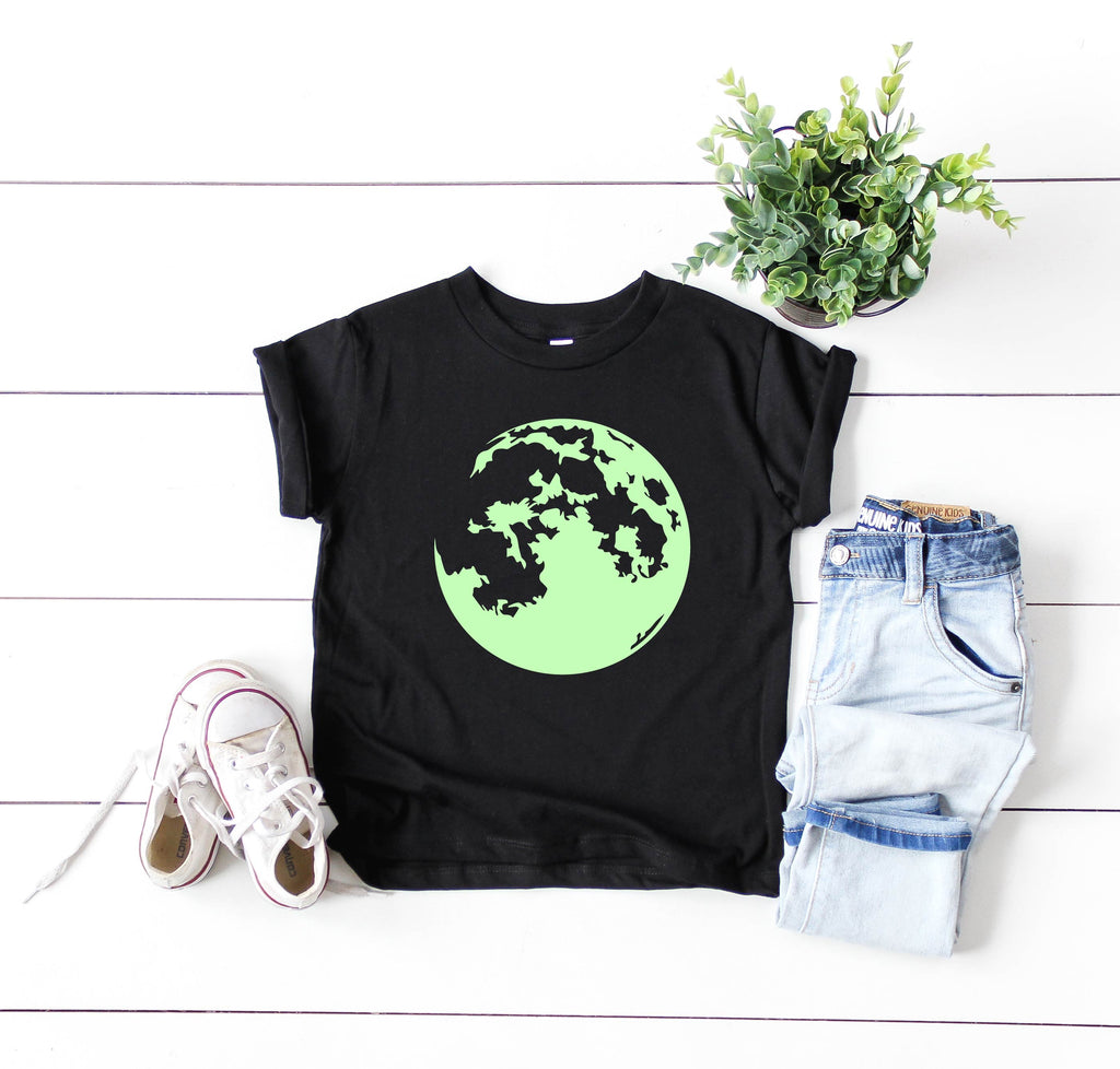 Moon Glow Shirt  | Kids Glow In The Dark Shirt freeshipping - BirchBearCo