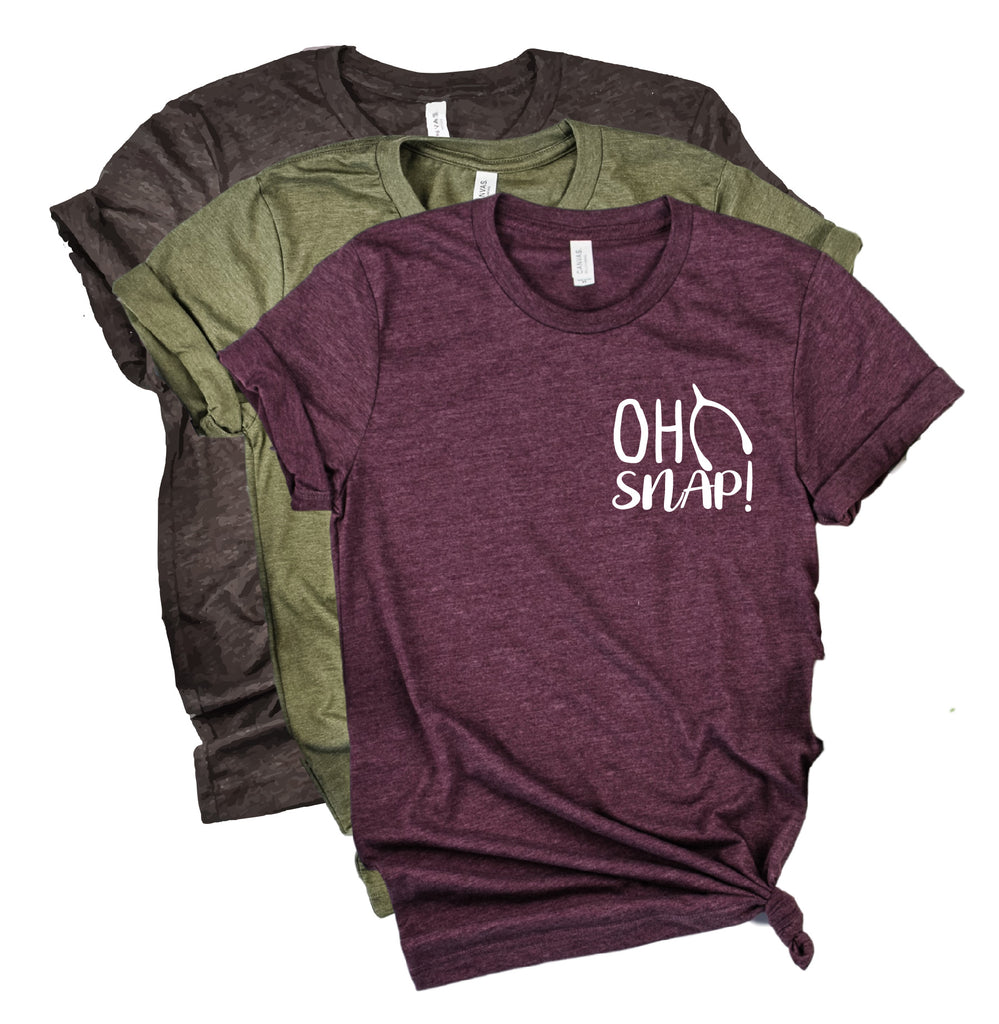 Oh Snap Shirt | Thanksgiving Shirt | Unisex Shirt freeshipping - BirchBearCo