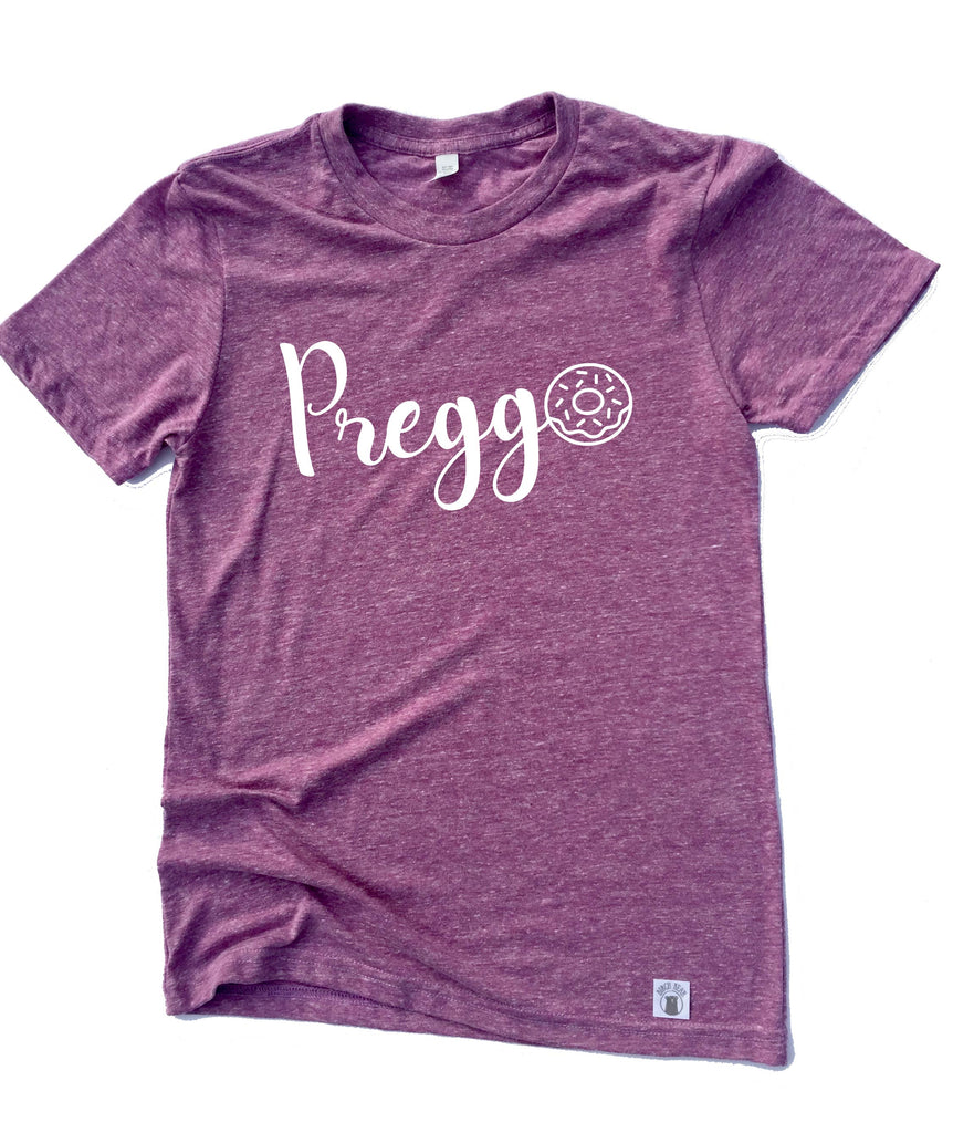 Preggo Shirt - Pregnancy shirt - Pregnant shirt - mom to be shirt - Pregnancy T Shirt Pregnancy Announcement Shirt Unisex Triblend T shirt freeshipping - BirchBearCo