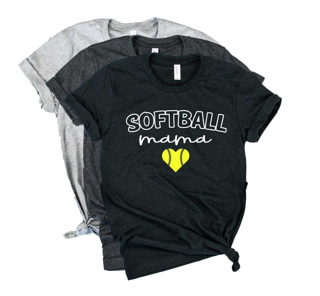 Softball Mama Shirt | Softball Mom Shirt | Mom Shirt | Unisex Crew freeshipping - BirchBearCo