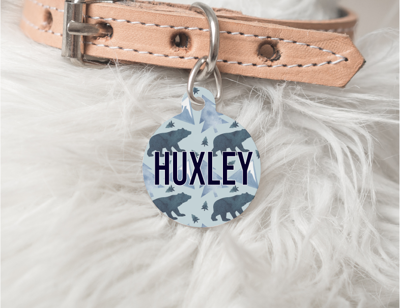 Woodlands Personalized Pet Tag 22 freeshipping - BirchBearCo