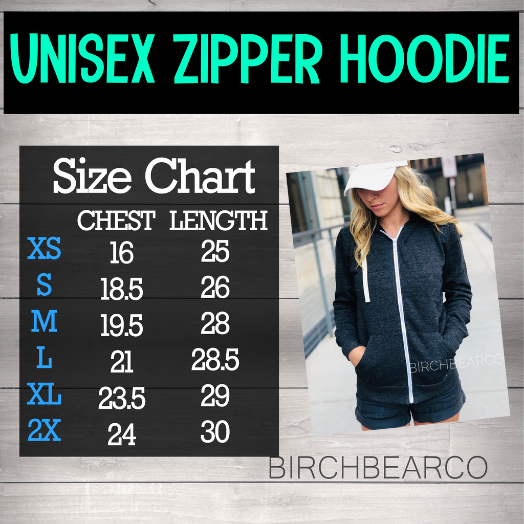 Nana Heart Zipper Hoodie | Unisex Zip Sweatshirt freeshipping - BirchBearCo