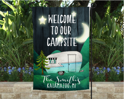 Personalized Camping Gifts | Camping Flags | Garden Flags | Camping Decor freeshipping - BirchBearCo