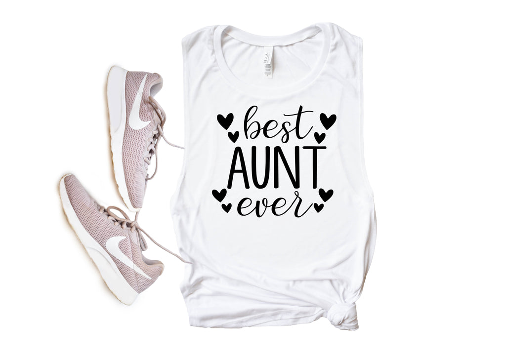 Best Aunt Ever | Womens Yoga Tank freeshipping - BirchBearCo
