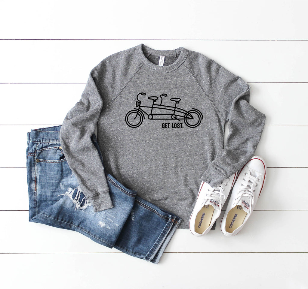 Get Lost Biking Sweatshirt freeshipping - BirchBearCo