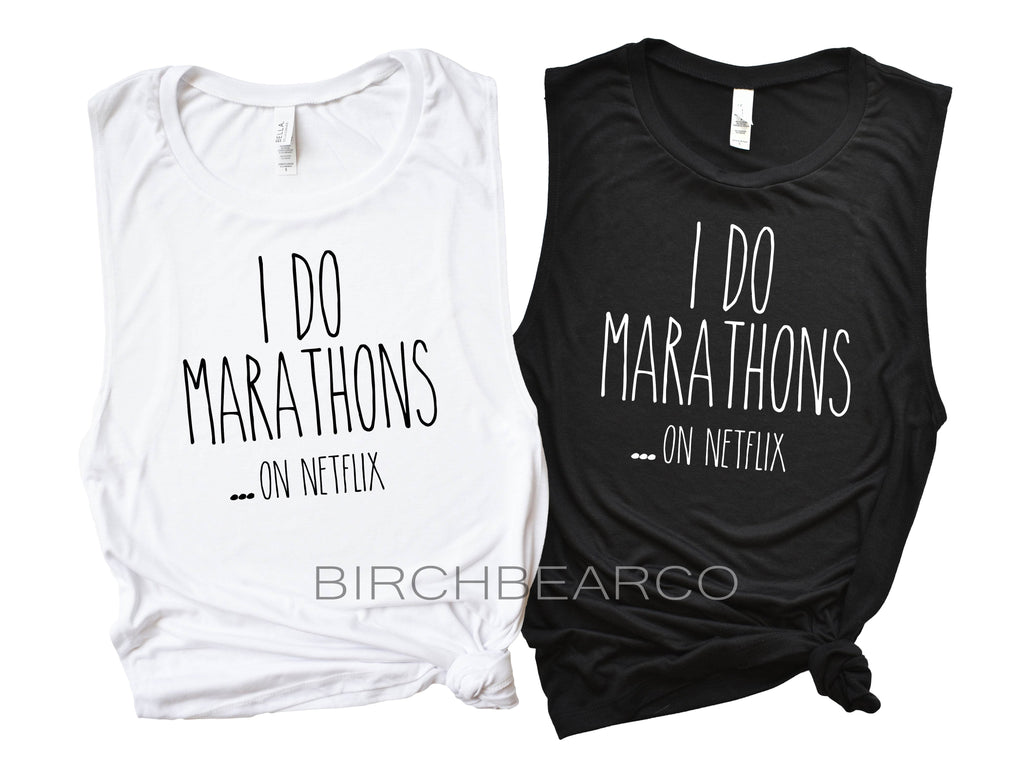 I Do Marathons Tank freeshipping - BirchBearCo