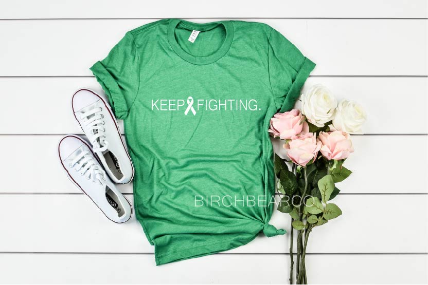 Keep Fighting Cancer Shirt | Unisex Triblend freeshipping - BirchBearCo