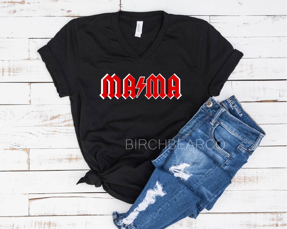 Mama Shirt | Unisex V Neck freeshipping - BirchBearCo