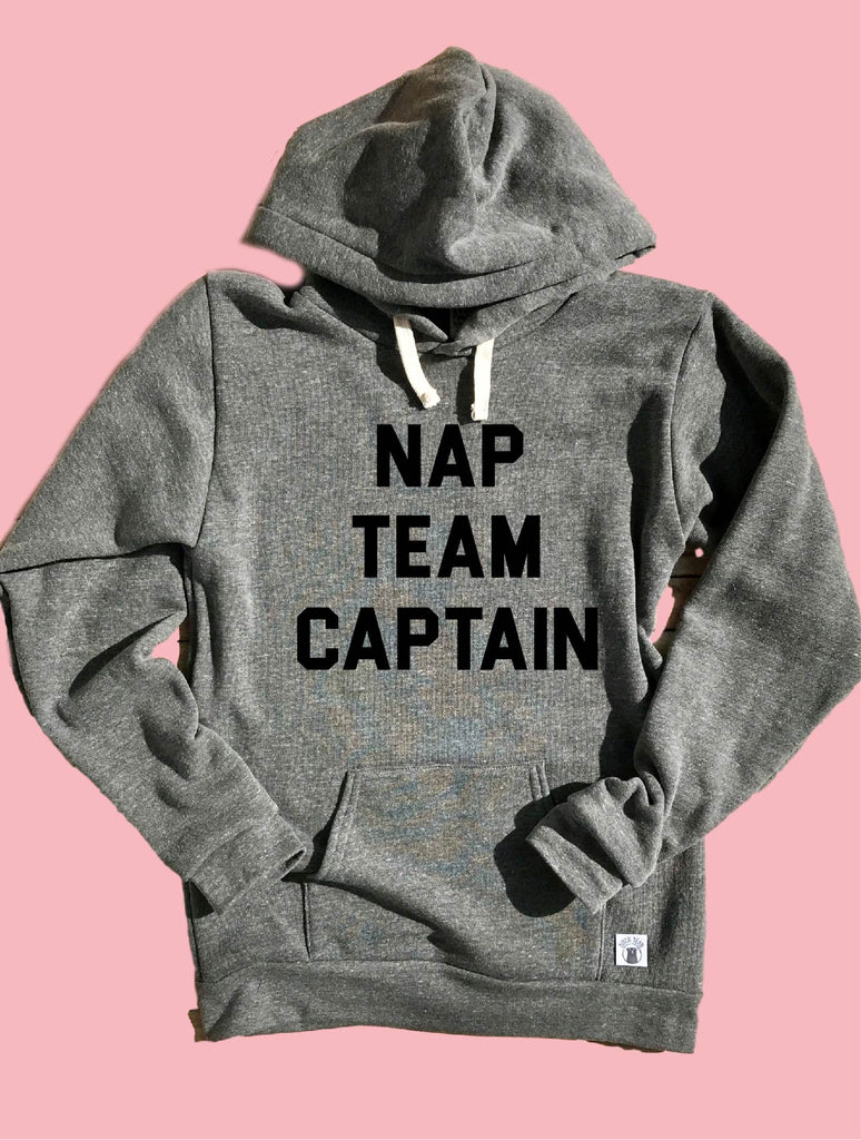 Nap Team Captain Hoodie | Unisex Triblend Hoodie freeshipping - BirchBearCo