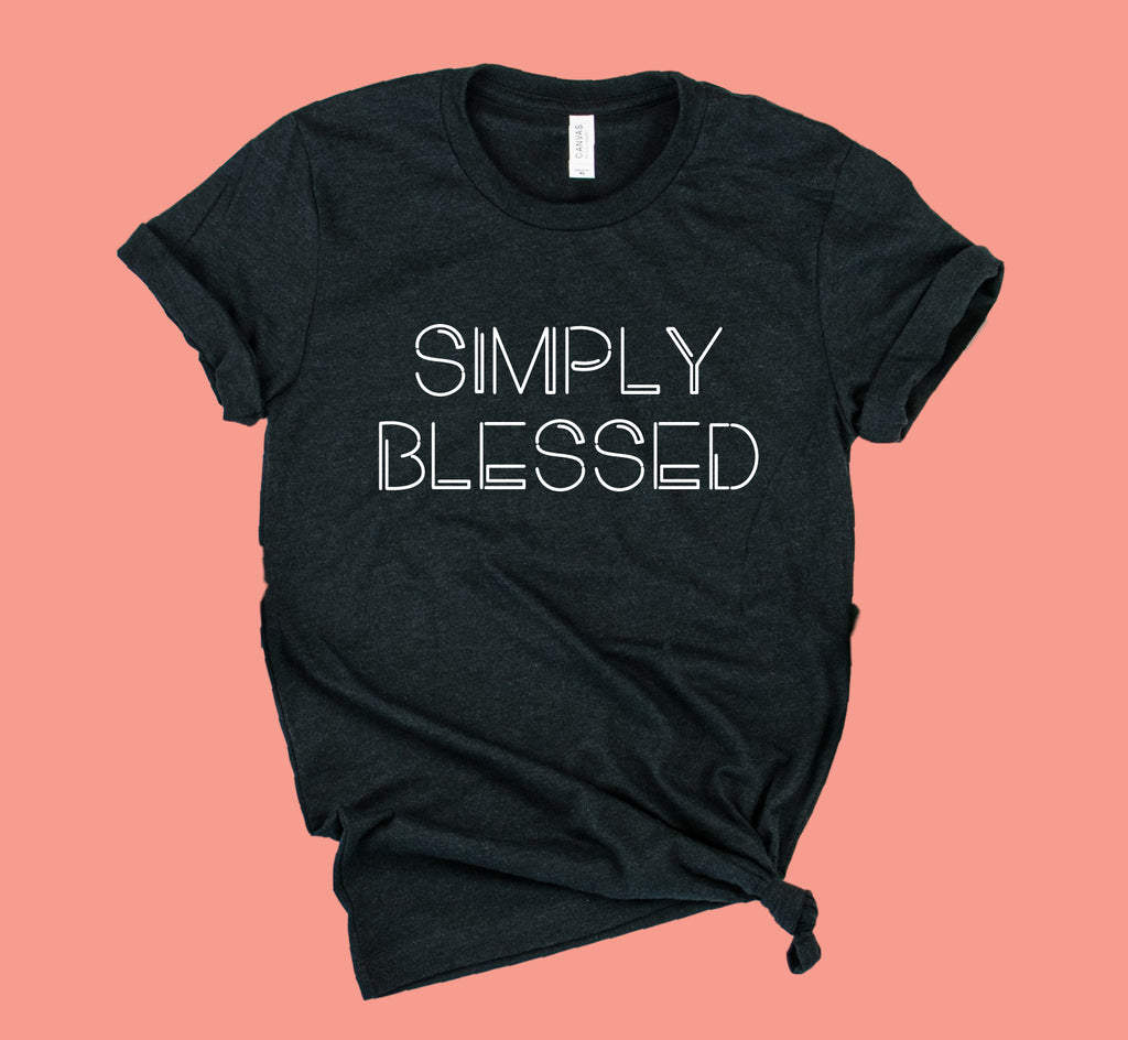 Simply Blessed Shirt | Unisex Crew freeshipping - BirchBearCo