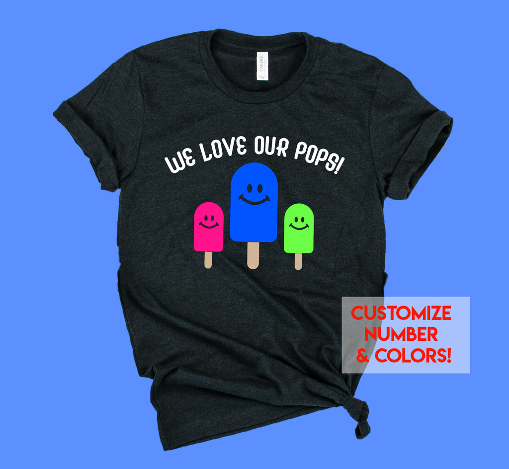 We Loves Our Pops Shirt | Mens Shirt | Dad Shirt | Husband Shirt freeshipping - BirchBearCo