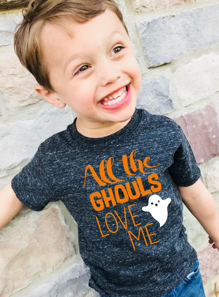 All The Ghouls Love Me Shirt | Kids Halloween Shirt | Trending Kids Shirt freeshipping - BirchBearCo