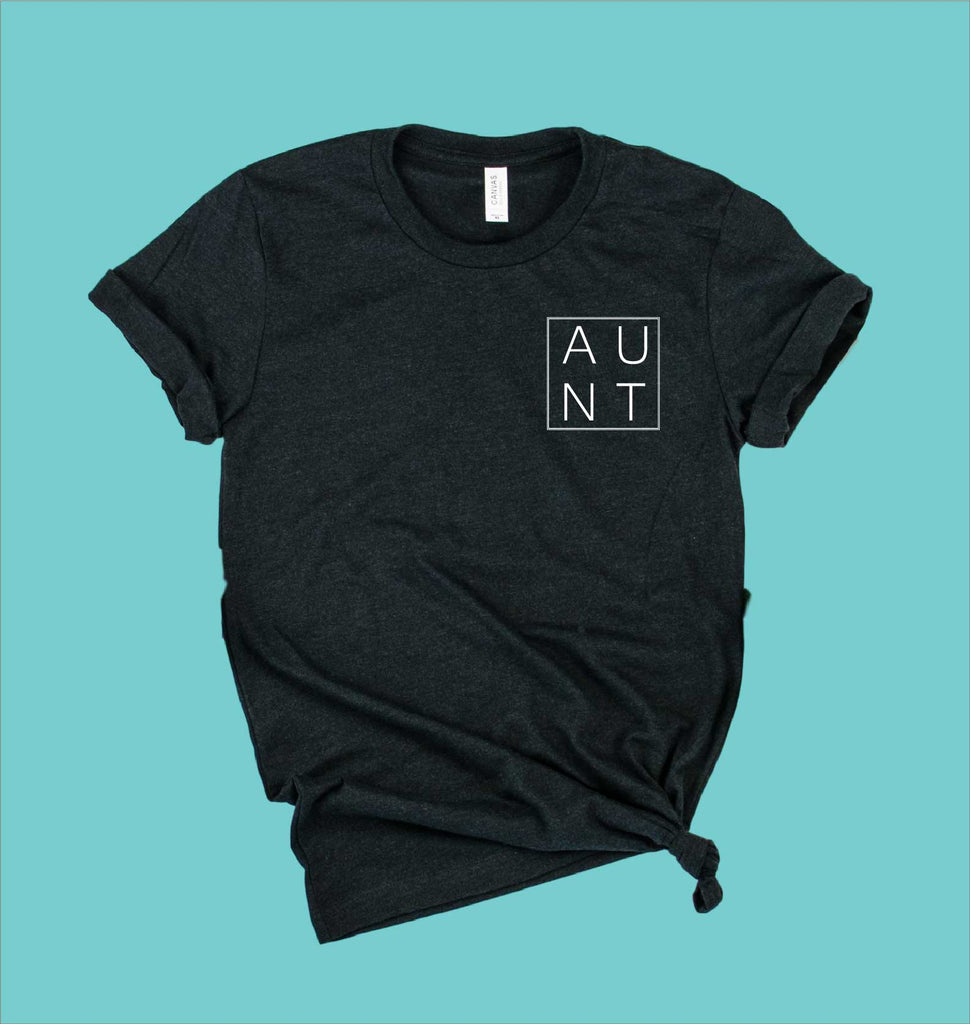 Aunt Box Logo Shirt | Aunt Shirts | Unisex Crew freeshipping - BirchBearCo