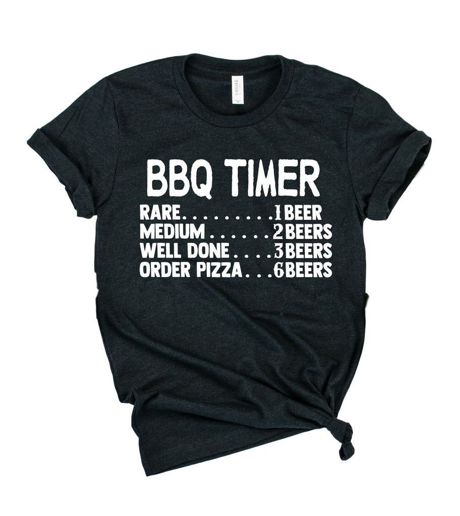 BBQ Timer Shirt | Mens Shirt | Dad Shirt | Husband Shirt freeshipping - BirchBearCo
