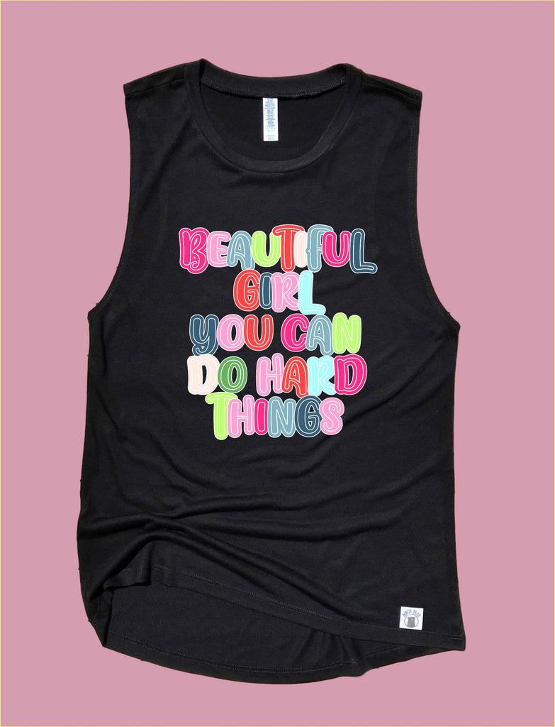 Beautiful Girl Tank | Womens Yoga Tank freeshipping - BirchBearCo