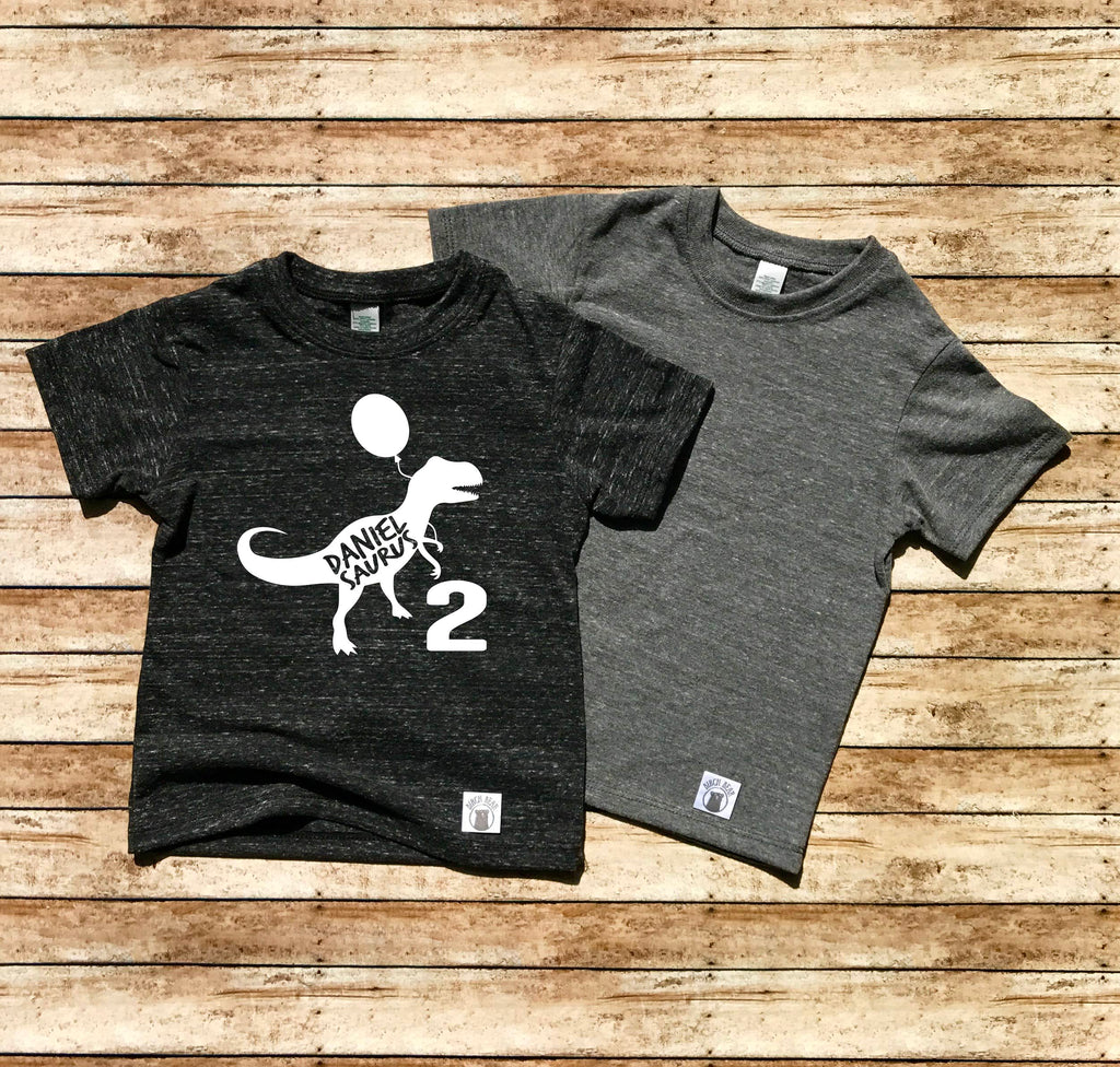 Custom Dinosaur Birthday Shirt freeshipping - BirchBearCo