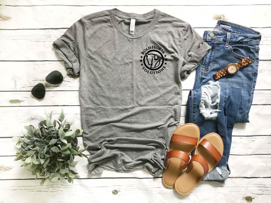 Reserved Listing Bold Horse Solutions Shirt | Unisex Crew freeshipping - BirchBearCo