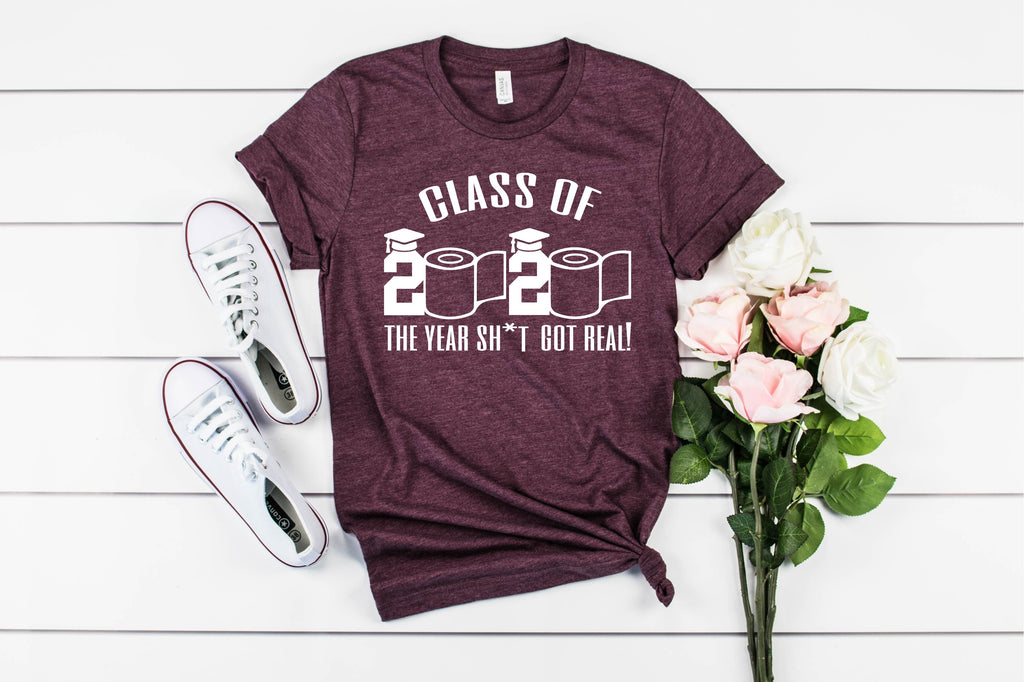 Class of 2020 The Year Shit Got Real | Unisex Crew freeshipping - BirchBearCo