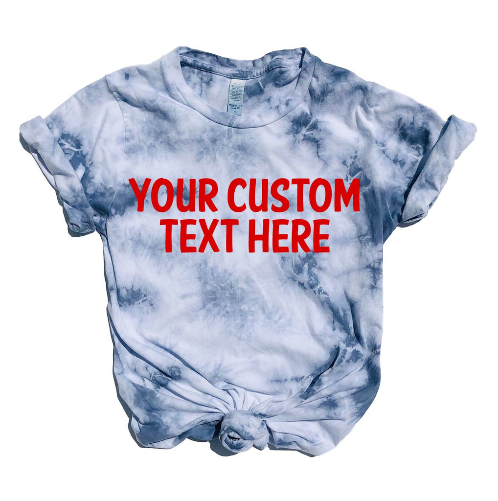 Custom Tie Dye Shirt | Unisex Crew freeshipping - BirchBearCo