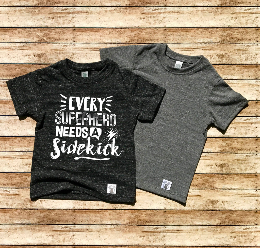 Every Superhero Needs A Sidekick Brothers Shirts freeshipping - BirchBearCo