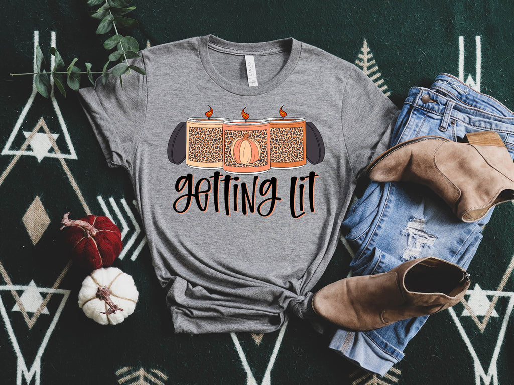 Getting Lit Shirt | Fall Shirt | Unisex Crew freeshipping - BirchBearCo