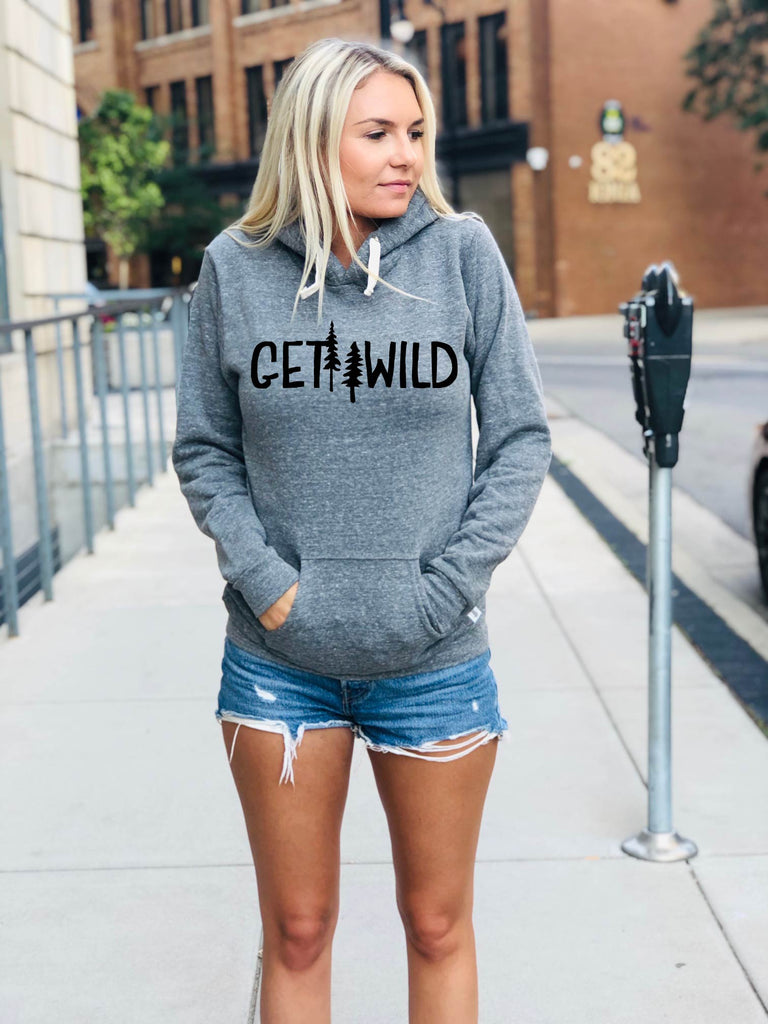 Get Wild Adventure Hoodie | Unisex Triblend Hoodie freeshipping - BirchBearCo