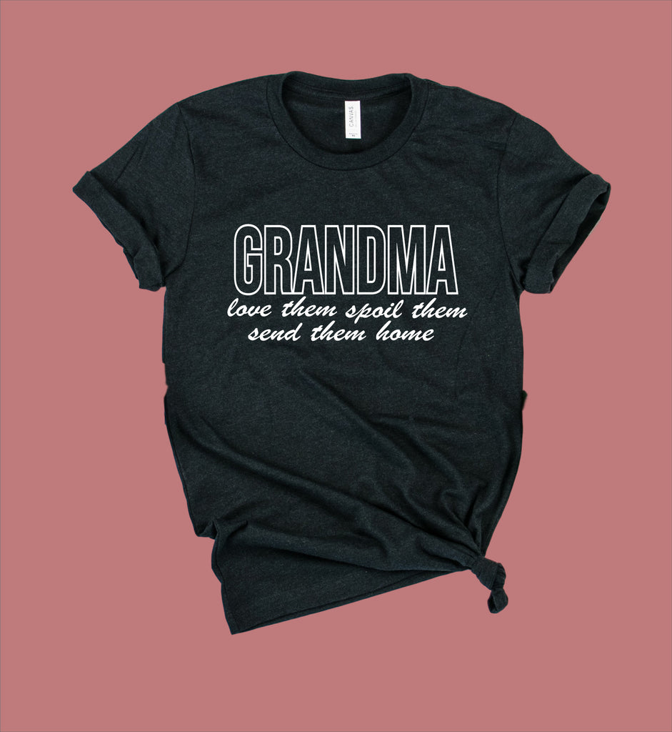 Grandma Love Them Spoil Them Shirt | Grandma Shirts | Unisex Crew freeshipping - BirchBearCo