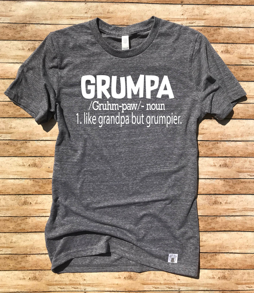 Grumpa Definition Shirt freeshipping - BirchBearCo