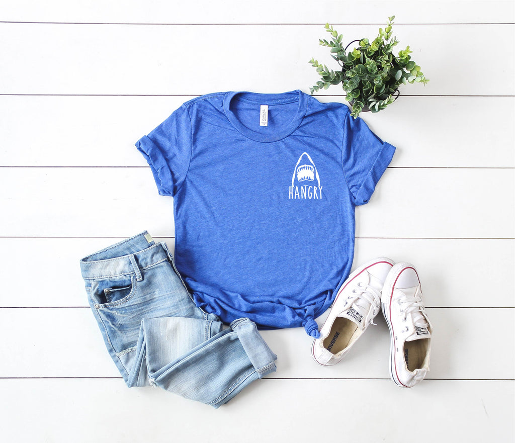 Hangry Shark Shirt freeshipping - BirchBearCo