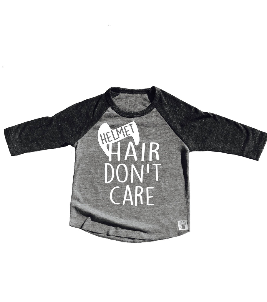 Helmet Hair Dont Care Shirt freeshipping - BirchBearCo