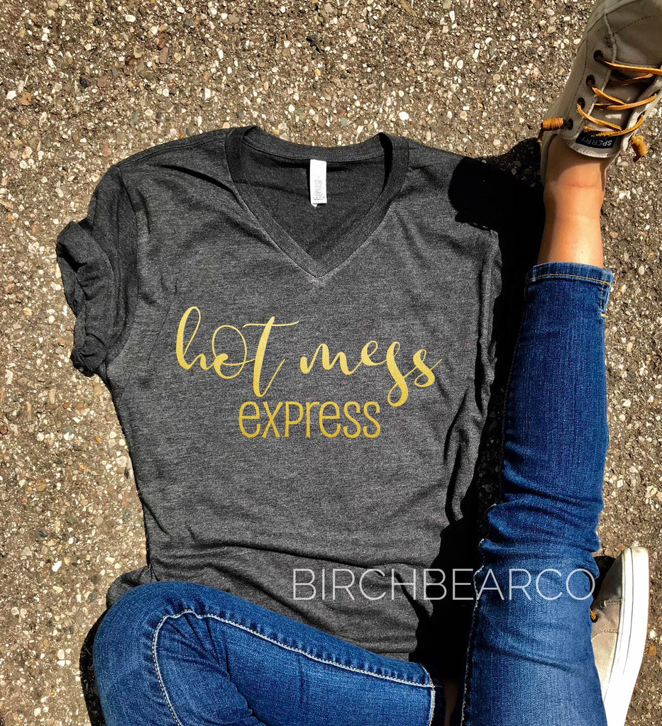 Hot Mess Express GOLD Shirt freeshipping - BirchBearCo