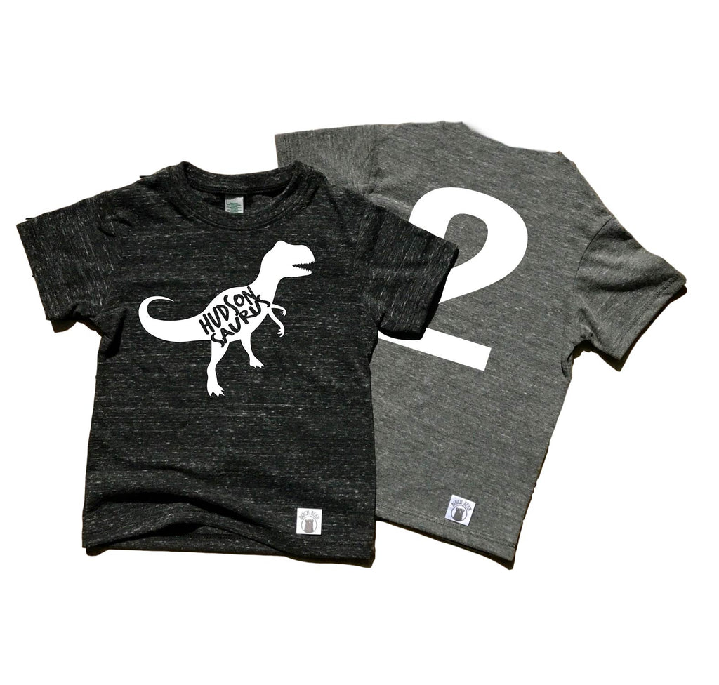 Custom Dinosaur Birthday Shirt - Trending Kids Shirt freeshipping - BirchBearCo