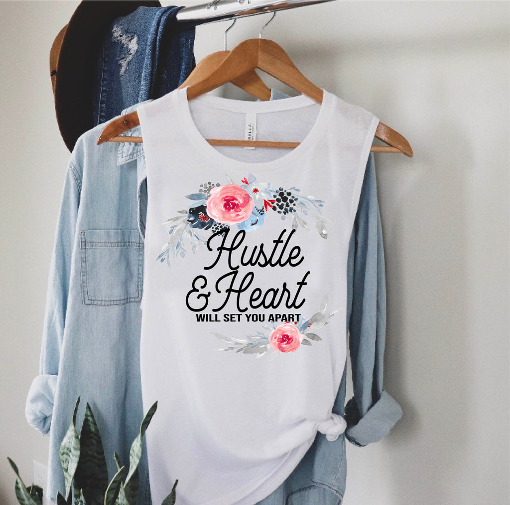 Hustle And Heart Tank | Womens Yoga Tank freeshipping - BirchBearCo