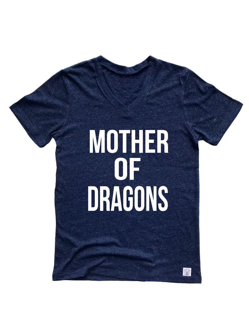 Mother Of Dragons Shirt | Unisex V Neck T Shirt freeshipping - BirchBearCo