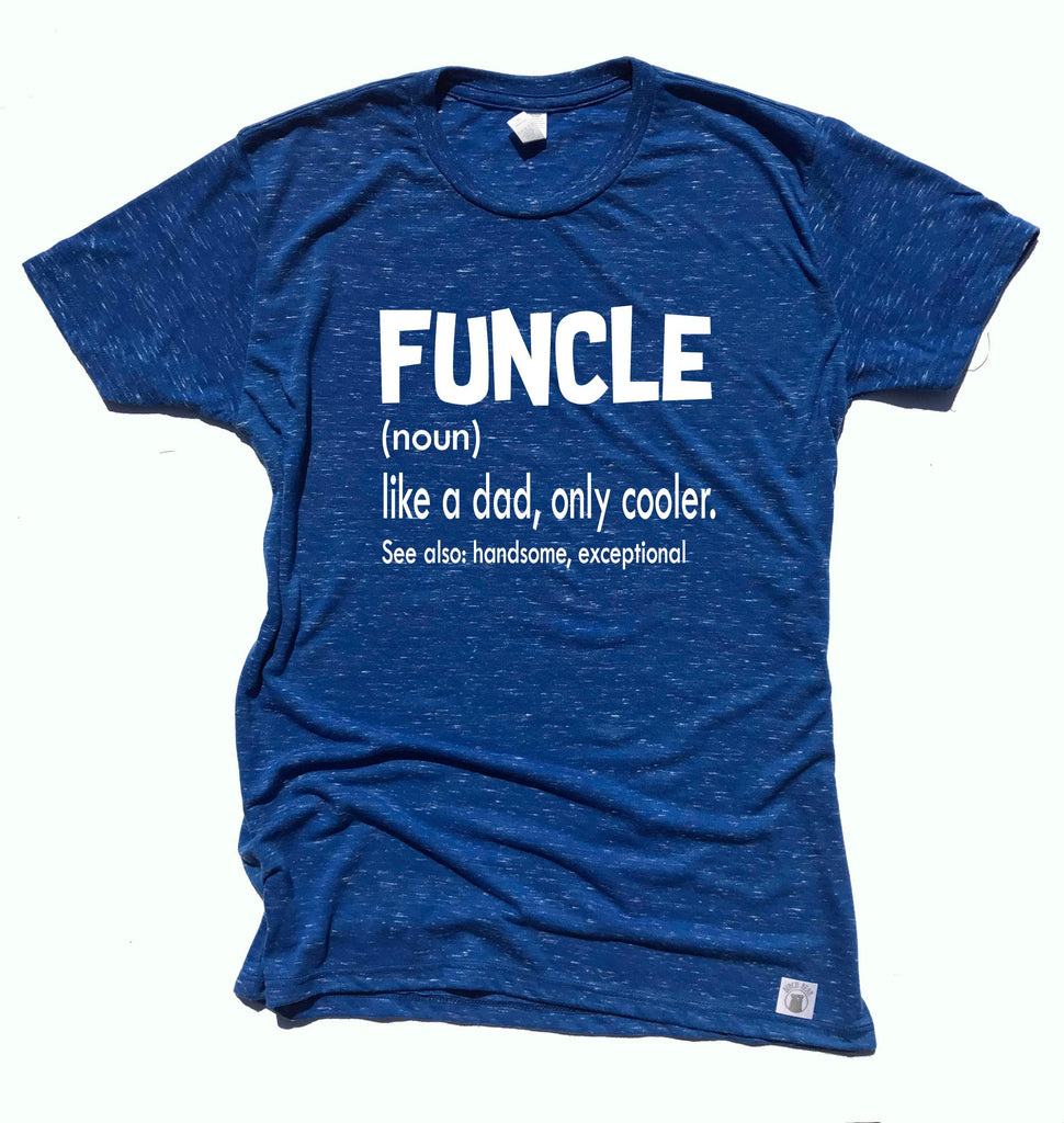 Unisex Crew Neck T Shirt Funcle T Shirt - Funcle Shirt - Uncle T Shirt - Best Uncle Ever - Shirt for Uncle freeshipping - BirchBearCo