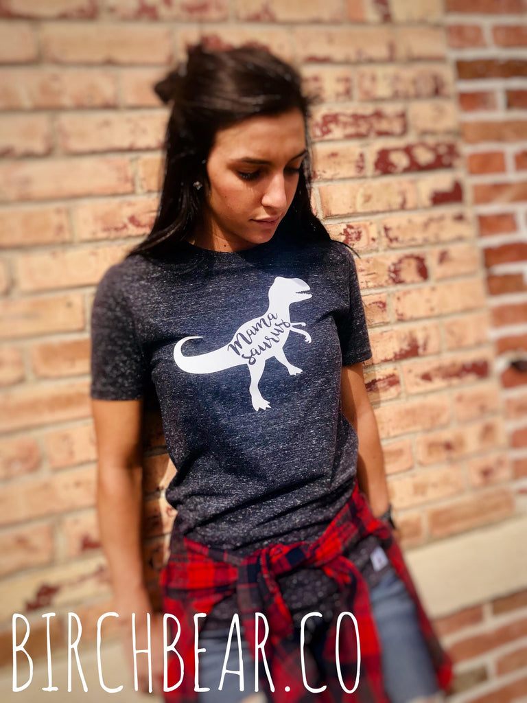 Mamasaurus Crew Shirt freeshipping - BirchBearCo