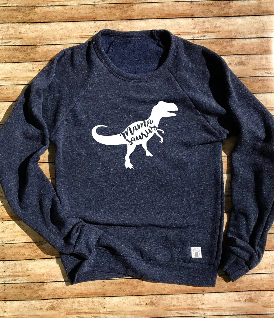 Mama Saurus Sweatshirt - Mom Sweatshirt - Mom of Boys Sweatshirt freeshipping - BirchBearCo