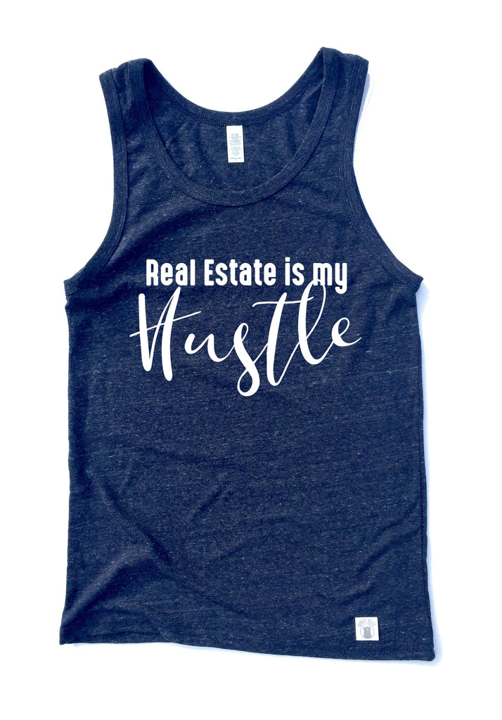 Unisex Triblend Tank Top - Real Estate Is My Hustle Shirt - Real Estate Shirt - Real Estate T Shirt - freeshipping - BirchBearCo