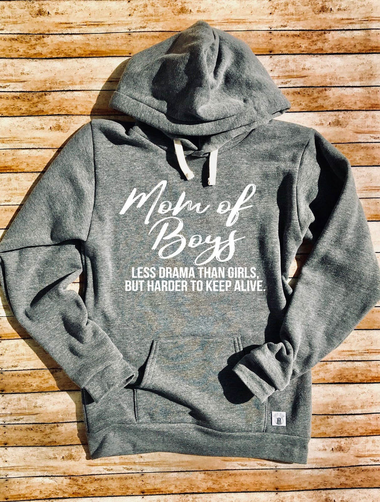 Mom Of Boys Hoodie Shirt freeshipping - BirchBearCo