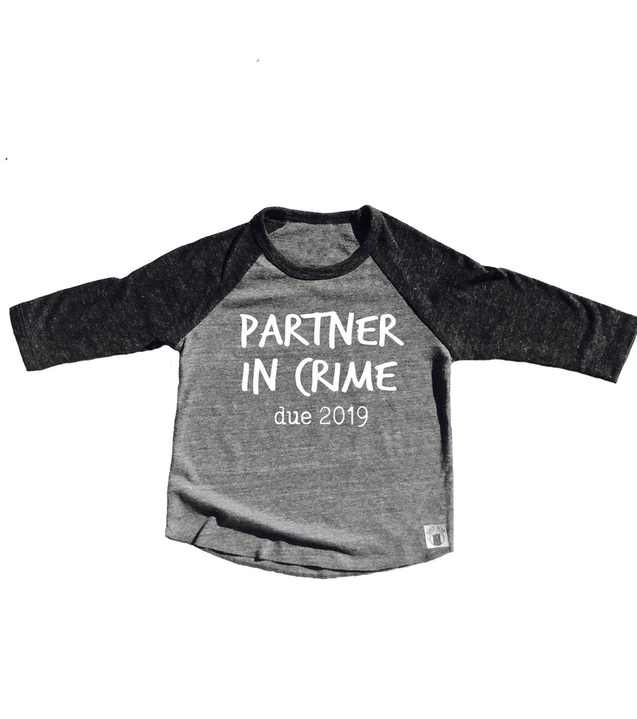 Partner In Crime Shirt - Promoted to Big Brother Shirt - Big Brother Shirts - Promoted - Pregnancy Announcement Shirt freeshipping - BirchBearCo