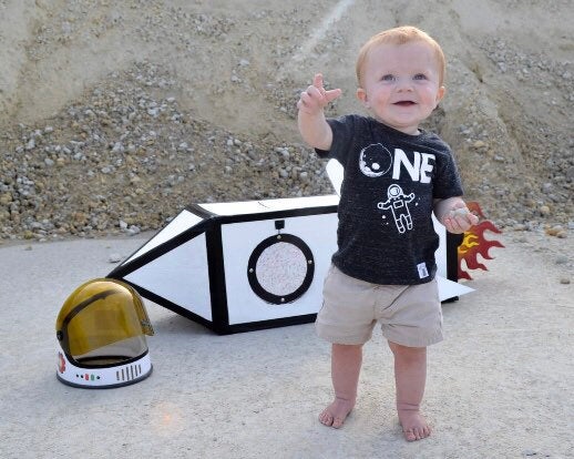 1st Birthday Shirt - Space Shirt freeshipping - BirchBearCo