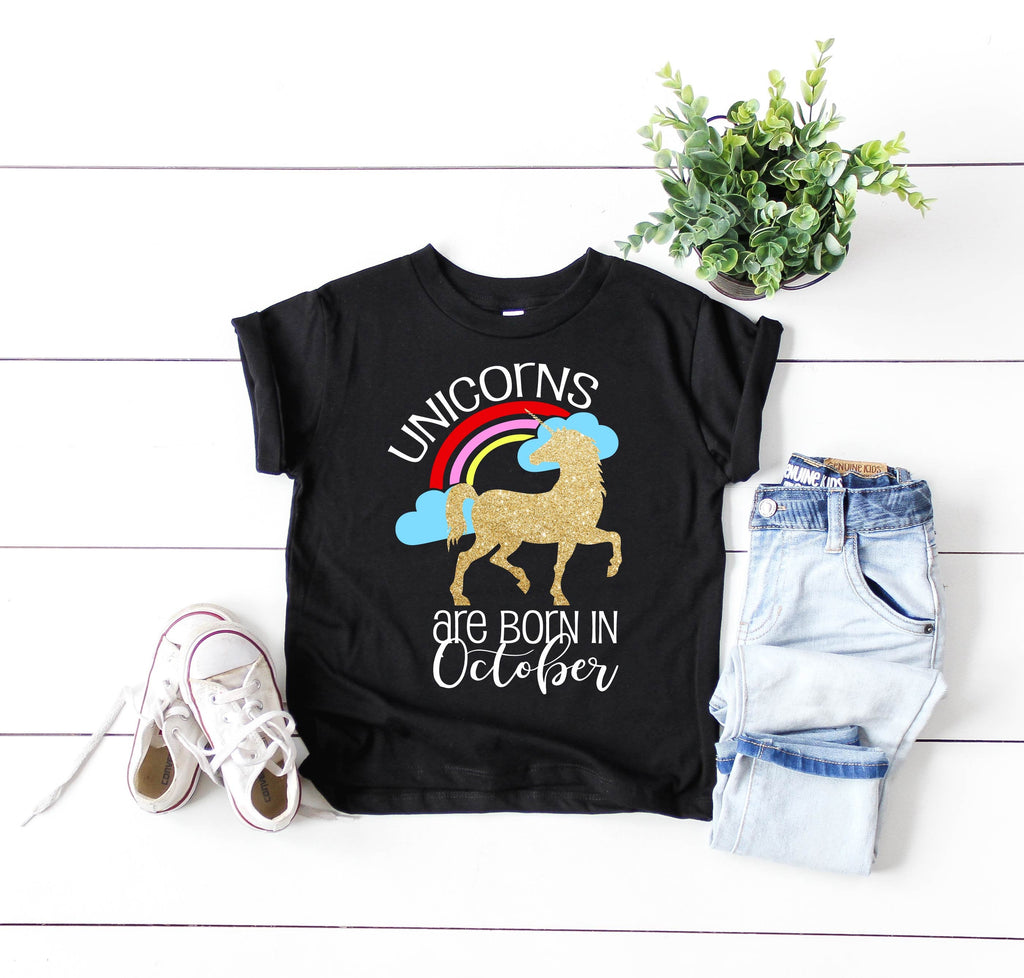 Unicorn Birthday Shirt - Unicorn Theme - Unicorn Party - Birthday Girl Birthday - Birthday Shirt - freeshipping - BirchBearCo